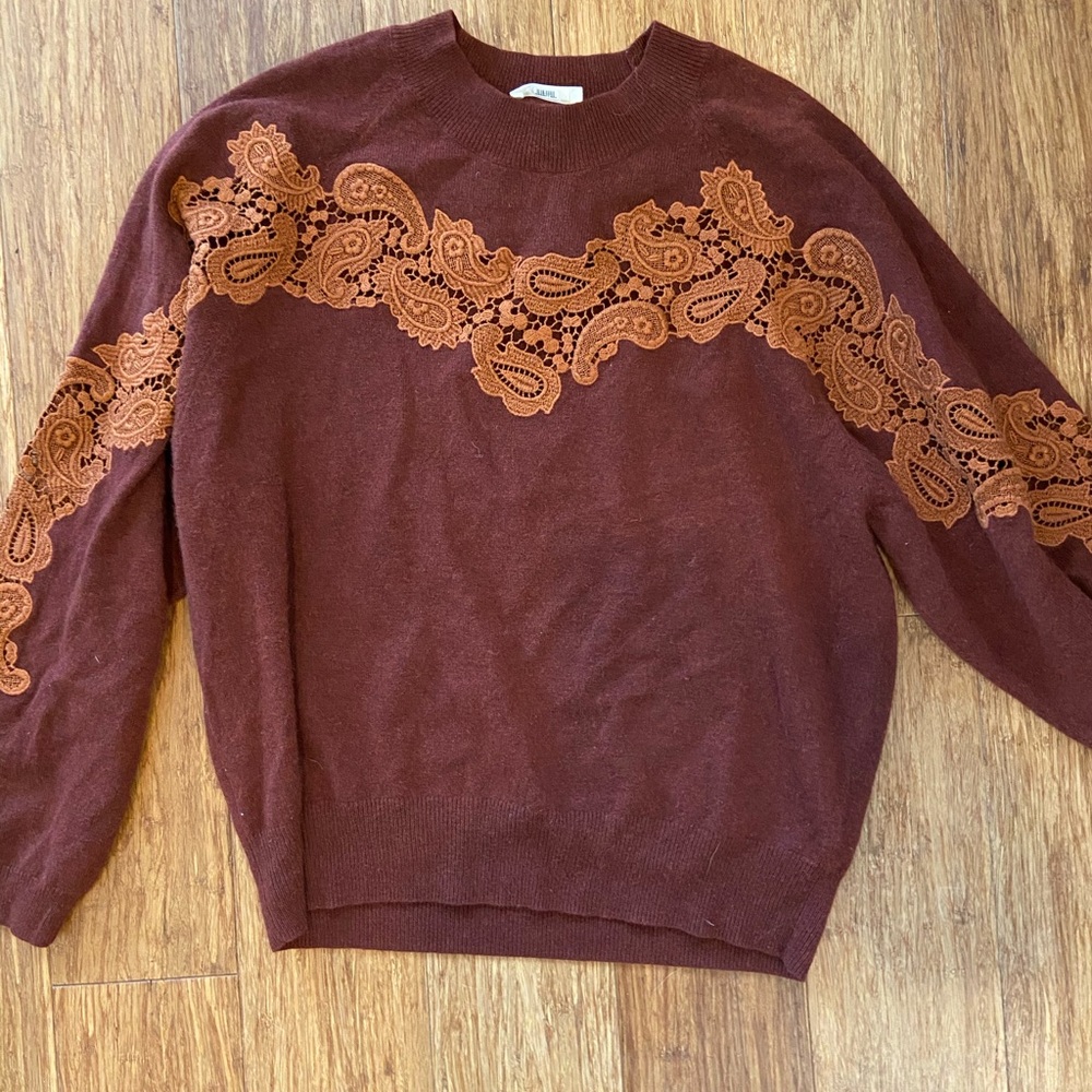 Chloe Cashmere Sweater Size Medium